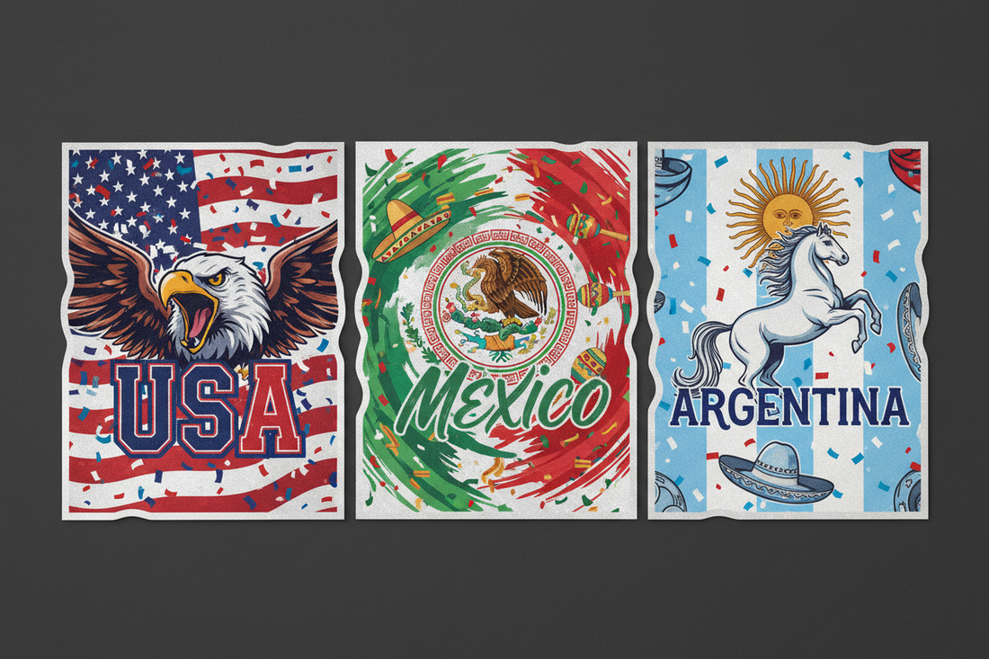 USA vs Mexico vs Argentina – Which Soccer Fan Tattoo Pack is Right for You?